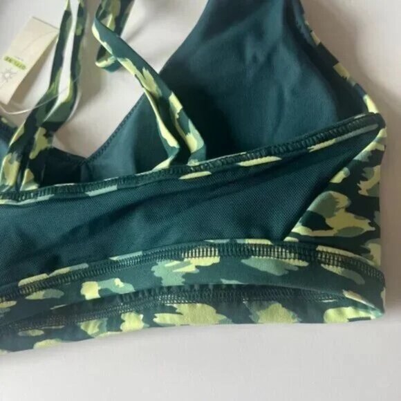 NWT Aerie Offline Goals Stretch Medium Support Sports Bra Printed Size Medium M - Picture 5 of 9